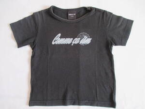 ★COMME CA ISM コムサ★　100cm　黒色　半袖Ｔシャツ