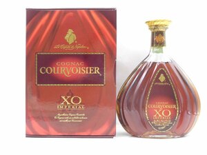 同梱不可 1円～COURVOISIER XO IMPERIAL クルボアジェ XO インペリアル コニャックブランデー 箱入 700ml 40% B71270