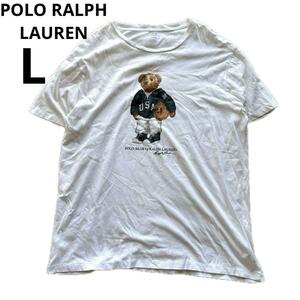 POLO RALPH LAUREN ポロラルフローレン ポロベア Tシャツ ホワイト メンズ バスケ Lサイズ相当 メンズ バスケットボール 半袖