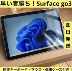 Microsoft Surface go3 本体＋キーボード＋保護ケース＋マウス