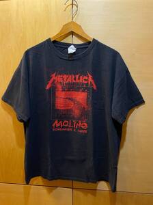 00s METALLICA Tシャツ L ブラック メタリカ 半袖 両面 プリント バンド ロック メタル バンT