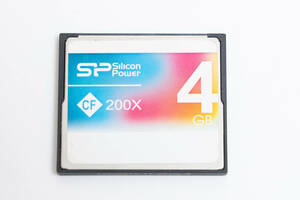 #130y SILICON POWER シリコンパワー CFカード 4GB コンパクトフラッシュ
