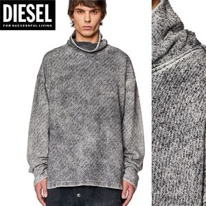 新品 未使用 タグ付き XS ★定価83,600円 DIESEL ディーゼル メンズ ジョグジーンズ ハイネック スウェット ドロップショルダー 12