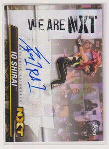 WWE IO SHIRAI AUTO 2021 TOPPS NXT On Card AUTOGRAPH Signature /250 枚限定　紫雷イオ ( しらいいお ) 直筆 サイン プロレス スターダム