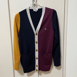 試着のみ◆ VIVIENNE WESTWOOD MAN ウール カーディガン 44 ヴィヴィアンウエストウッド