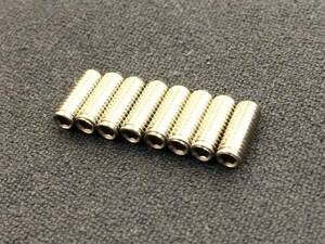 Stainless Saddle Height Screws Set For Bass (8) / ベース 弦高イモネジ M3(8mm×8）日本全国送料無料！