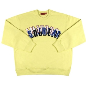 supreme シュプリーム Lサイズ イエロー スウェット