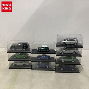 1円〜 アシェット 国産名車コレクション 等 1/43 ミニクーパーS 1964 マツダ サバンナ RX7 1978 他