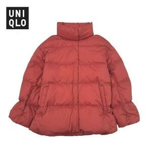 ND758さ@ UNIQLO ユニクロ 美品 ウルトラライトダウン コクーンジャケット レディースXL