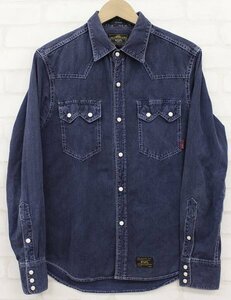 3T6295■WTAPS ALLMAN L■S　SHIRTS COTTON CHAMBRAY ダブルタップス ウエスタンシャツ