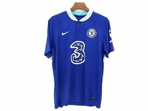 ■新品■未使用■ NIKE ナイキ CHELSEA F.C チェルシーFC ポリエステル 半袖 Tシャツ トップス サイズ XL 洋服 ブルー系 BI3506