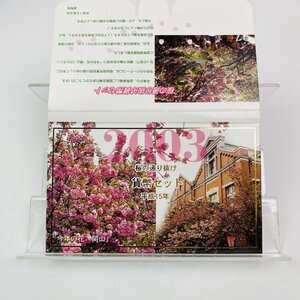 1円~ 桜の通り抜け貨幣セット 今年の花 関山 ミントセット 2003年 平成15年 額面666円 銀約4.39g 記念硬貨 銀メダル 日本桜花 MS2003