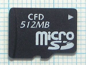 ★ＣＦＤ microSDメモリーカード ５１２ＭＢ 中古★送料６３円～