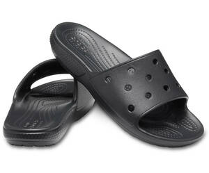 24cm クロックス（crocs） Classic Slide　クラシック クロックス スライド ブラック M6W8 新品