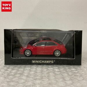 1円〜 ミニチャンプス 1/43 アウディ RS 4 2005 レッドメタリック