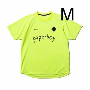 【新品】 M F.C.Real Bristol paperboy S/S PRE MATCH TOP YELLOW ブリストル ペーパーボーイ Tシャツ イエロー FCRB SOPHNET 