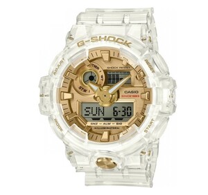 【新品】【即納】プライスタグ付き！カシオ Gショック CASIO G-SHOCK 35周年記念モデル グレイシアゴールド 腕時計 GA-735E-7AJR メンズ