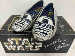 Irregular Choice × Star Wars イレギュラーチョイスx スターウォーズ R2-D2 アールツーディーツー パンプス シルバー グリッター 37