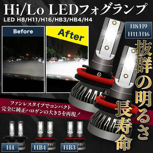 最新 フォグランプ LED H8 H9 H11 H16 爆光 ヘッドライト フォグ バルブ 車検対応 12V 6000K 16000lm ホワイト 白