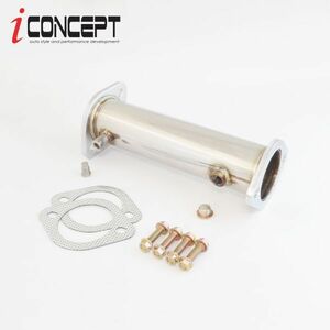 iConcept ストレート触媒 AFセンサー取付け可 180SX シルビア S13 S14 S15 HCR32 ECR33 GT-R R32 BNR32 BCNR33 C33 C34 Y33 A31 ICC-040