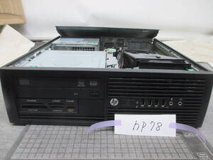 hp78　　　　　　 HP Compaq 4300 SFFＨＤＤレス　　　横置き型デスクトップＰＣ