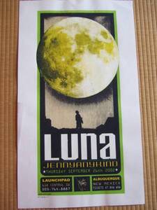 LUNA 　ルナ　（ギャラクシー500）　ツアーポスター　超貴重！　