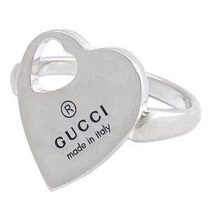 グッチ リング 指輪 GUCCI 796357 J8400 8106 15号 トレードマーク ハート 日本サイズ14号 シルバー レディース アクセサリー