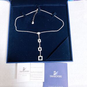 Swarovski Aqour crystal necklace スワロフスキー　アクアクリスタルネックレス　豪華　上品　 ラインストーン