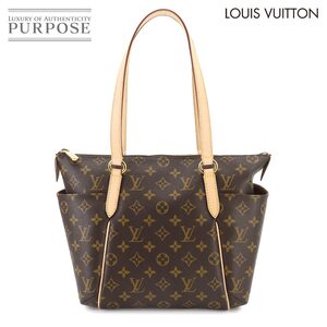 未使用 展示品 ルイ ヴィトン LOUIS VUITTON モノグラム トータリー PM トート バッグ ブラウン M56688 ゴールド 金具 Totally 90258332