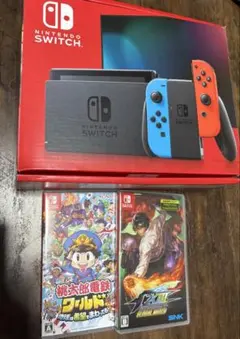 すぐ遊べます！！Nintendo Switch 本体&ゲームソフト2本付き