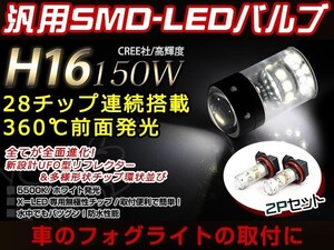 フィット GD1 2 3 4 後期 150W LEDバルブ 28連 H11 白 ホワイト デイライト ライト 外装 プロジェクター 12V/24V 車検対応