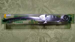 1121-2 日本製 燕三条 高桑金属製 カメレオン型 トング CHAMELEON TONGS（22㎝）ステンレス製 食器洗浄機対応 ケース入り 未開封