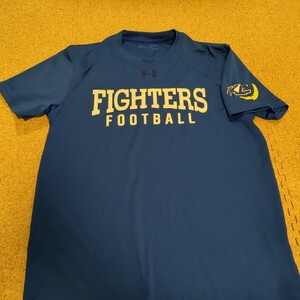 【非売品】 関西学院大学アメフト部FIGHTERS　選手支給Tシャツ MDアンダーアーマー UA