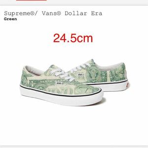 【新品】24.5cm 23ss Supreme × Vans Doller Era Green シュプリーム × バンズ ドル エラ グリーン