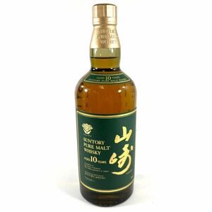 ☆1円スタート☆ 山崎10年 700ml 40% サントリー ピュアモルト グリーンラベル SUNTORY WHISKY 古酒 コレクションRK