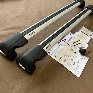 THULE アウディ A6アバント 4F系 キャリアベースセット (フット7206+ウイングバーエッジ 7214×2本+キット6014) AUDI A6 Avant,05-18