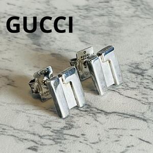 極美品 GUCCI グッチ SV925 ピアス アクセサリーシルバー