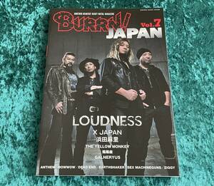 ★LOUDNESS/ラウドネス表紙★BURRN! JAPAN★VOL.7★2016年12月/初版★雑誌★X JAPAN/浜田麻里/HEESEY/森重樹一/ZIGGY/山本恭司/ジャパメタ