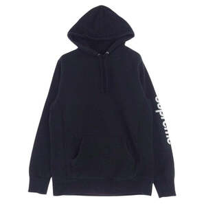 正規店購入★新品未使用★Lサイズ★Supreme シュプリーム Sleeve Patch Hooded Sweatshirt Box スリーブパッチ パーカー★