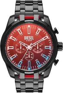 DIESEL ディーゼル 腕時計 ウォッチ メンズ クロノグラフ スプリット SPLIT 偏光ガラス文字盤 ステンレススティールブレスレット DZ4589