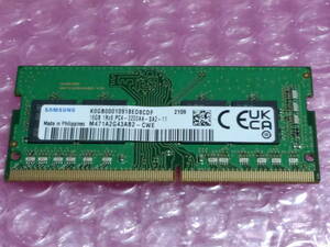 SAMSUNG DDR4-3200 PC4-25600 16GB 1.2V JEDEC準拠品（XMP2.0非搭載）動作品 8チップ 2109