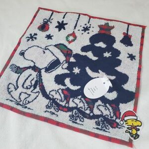 PEANUTS/SNOOPY　スヌーピー　タオルハンカチ　クリスマス