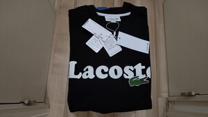 新品 未使用 タグ ラコステ ジャパン LACOSTE クルー トレーナー スウェツト ロゴ レア SH2173EL Crew Sweat ワニ プリント japan 日本