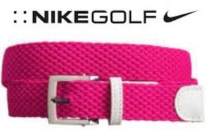 送料無料 新品 NIKE GOLF レディース ウーヴン ストレッチ ベルト S