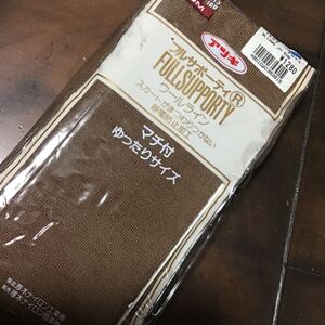 税込1400円♪暖かい厚手フルサポーティ♪新品未開封♪ウール混紡♪定形外250円♪M♪アツギ製