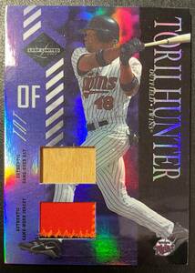 Torii Hunter ＜ 2003 Donruss Leaf Limited TNT Patch Bat ＞ 25枚限定 パッチ ＆ バット