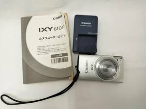 Canon　キャノン　IXY 610F　イクシー　チャージャー付き　デジタルカメラ　FULL HD Wi-Fi シルバー　現状品 通電確認済み　現状品