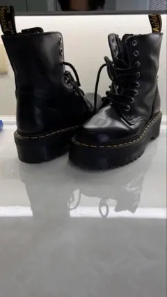 Dr. Martens 黒 レザー ブーツ US 8