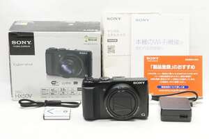 【適格請求書発行】良品 SONY ソニー DSC-HX50V コンパクトデジタルカメラ ブラック 元箱付【アルプスカメラ】241106c