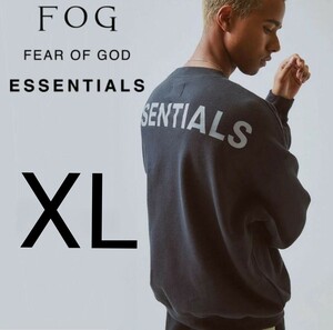 新品 FOG ESSENTIALS エッセンシャルズ リフレクター トレーナー XL ブラック ★送料無料★